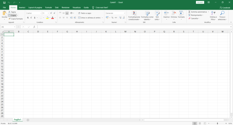 Microsoft Excel - Corso base