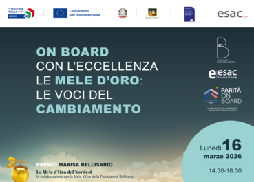 ON BOARD CON L�ECCELLENZA LE MELE D�ORO: LE VOCI DEL CAMBIAMENTO