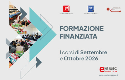 I CORSI DELL�ENTE BILATERALE TOTALMENTE FINANZIATI DI SETTEMBRE ED OTTOBRE